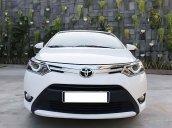 Cần bán lại xe Toyota Vios sản xuất năm 2018, màu trắng xe còn mới lắm