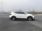 Bán ô tô Hyundai Santa Fe 2.4 2016, bản full màu trắng, biển Hà Nội