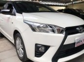 Bán xe Toyota Yaris 1.5E 2017, màu trắng, nhập khẩu như mới, giá tốt