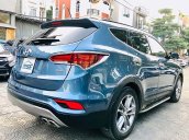 Cần bán gấp Hyundai Santa Fe đời 2017, màu xanh lam, 945tr xe còn mới lắm