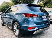 Cần bán gấp Hyundai Santa Fe đời 2017, màu xanh lam, 945tr xe còn mới lắm