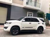 Cần bán gấp Toyota Fortuner sản xuất năm 2015, màu trắng xe còn mới lắm