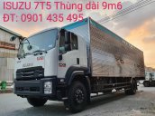 Bán Isuzu 7T4 thùng dài 9m6, KM máy lạnh, 9 phiếu bảo dưỡng, Radio MP3