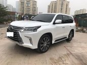 Cam kết xe siêu mới 99,999% Lexus LX570 xuất Mỹ màu trắng, nội thất nâu đỏ, xe sản xuất 2018, đăng ký cuối 2018