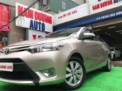 Bán ô tô Toyota Vios E CVT đời 2016, màu vàng, giá chỉ 475 triệu