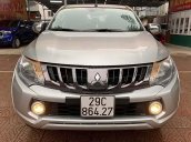 Bán Mitsubishi Triton 4x2AT Mivec năm sản xuất 2017, màu bạc, nhập khẩu Thái Lan số tự động