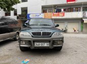 Xe Ssangyong Musso 2.3 AT đời 2005, màu xanh lục, nhập khẩu nguyên chiếc số tự động, giá 130tr