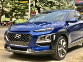 Bán Hyundai Kona Turbo 1.6 AT tự động đời 2018, màu xanh lam, 718tr