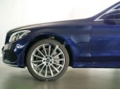 Bán Mercedes C300 AMG đời 2017, màu xanh lam, mới 99%