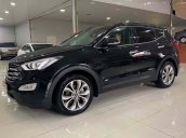 Bán ô tô Hyundai Santa Fe 2.2AT 2015, màu đen, xe nhập  