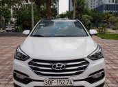 Bán xe Hyundai Santa Fe năm sản xuất 2018, màu trắng