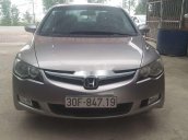 Cần bán lại xe Honda Civic sản xuất 2008, màu xám