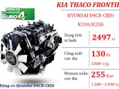 Xe K250 tải trọng 2 tấn rưỡi, giá chỉ 387 triệu