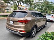 Bán xe Hyundai Santa Fe 2.2AT 4WD đời 2018, màu nâu