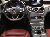 Bán xe Mercedes C300 AMG đời 2017, màu trắng nội thất đỏ