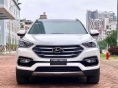 Bán Hyundai Santa Fe 2.4L 4WD đời 2017, màu trắng, 935 triệu