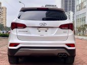 Bán Hyundai Santa Fe 2.4L 4WD đời 2017, màu trắng, 935 triệu