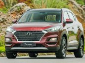 Hỗ trợ mua xe trả góp lãi suất thấp chiếc xe Hyundai Tucson 2.0L máy xăng, tiêu chuẩn, màu đỏ