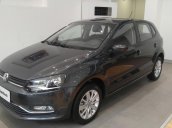 (VW Sài Gòn) Polo Hatchback màu xám ghi, nội thất da. Xe giao ngay + hỗ trợ vay 90%