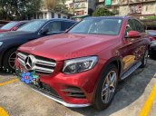 Xe cũ chính hãng Mercedes GLC300 2020 màu đỏ, nội thất kem, siêu lướt giá tốt