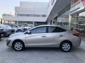 Cần bán Toyota Vios 1.5G CVT, màu nâu vàng 2019 chính hãng