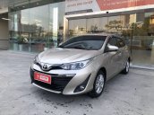 Cần bán Toyota Vios 1.5G CVT, màu nâu vàng 2019 chính hãng