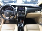 Cần bán Toyota Vios 1.5G CVT, màu nâu vàng 2019 chính hãng