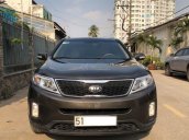 Xe Kia Sorento 2.2AT DATH sản xuất 2017, màu nâu xe gia đình