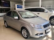 Cần bán lại xe Chevrolet Aveo 1.4LT MT 2016, màu bạc, giá tốt