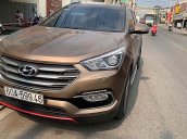 Bán Hyundai Santa Fe năm sản xuất 2015, màu nâu giá cạnh tranh