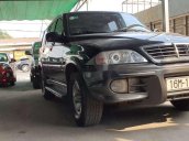 Bán Ssangyong Musso đời 2004, màu đen, nhập khẩu, 7 chỗ