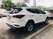Bán Hyundai Santa Fe sản xuất 2017, màu trắng, giá tốt