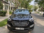 Bán Hyundai Santa Fe năm sản xuất 2015, màu đen, nhập khẩu, giá 880tr