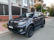 Cần bán lại xe Toyota Fortuner V sản xuất năm 2015, màu đen, giá tốt