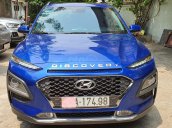 Chính chủ cần bán chiếc Hyundai Kona 1.6T AT, đời 2018, màu xanh lam, giao xe nhanh