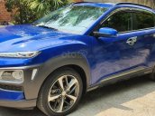 Chính chủ cần bán chiếc Hyundai Kona 1.6T AT, đời 2018, màu xanh lam, giao xe nhanh