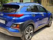 Chính chủ cần bán chiếc Hyundai Kona 1.6T AT, đời 2018, màu xanh lam, giao xe nhanh