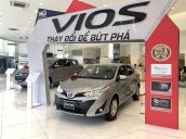 Toyota Tân Cảng bán Toyota Vios 1.5E 2020 đủ màu giao ngay, tặng bảo hiểm thân xe nhiều quà tặng, bán trả góp lãi 0.3%