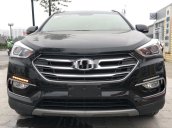 Bán Hyundai Santa Fe 2.4 AT 2017, màu đen, 928tr