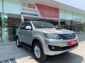 Cần bán Toyota Fortuner 2.4G Diesel bạc 2014,109.000km Hồ Chí Minh giá rẻ