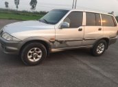 Cần bán gấp Ssangyong Musso đời 2002, màu bạc, nhập khẩu nguyên chiếc số sàn giá cạnh tranh