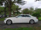 Giá siêu hấp dẫn, xe Mercedes S450 trắng siêu lướt chính hãng - đăng ký 2019