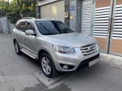 Bán Hyundai Santa Fe SLX 2010 màu bạc, tự động dầu full túi khí