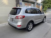 Bán Hyundai Santa Fe SLX 2010 màu bạc, tự động dầu full túi khí