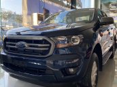 Bán Ford Ranger XLS AT sản xuất 2020, màu xanh lam, xe nhập, giá cạnh tranh