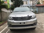 Bán xe Toyota Fortuner 2015, số tự động, màu bạc