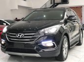 Cần bán lại xe Hyundai Santa Fe 2.4 AT 4WD đời 2017, màu đen còn mới