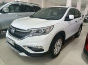 Bán Honda CRV 2.0 2016 màu trắng, xe một chủ từ đầu còn zin nguyên bản