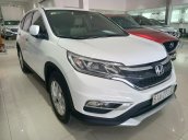 Bán Honda CRV 2.0 2016 màu trắng, xe một chủ từ đầu còn zin nguyên bản