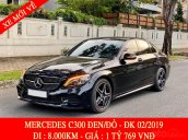 Master Auto - Bán Mercedes C300 AMG màu đen/đỏ 2019 siêu mới siêu lướt - trả trước 680 triệu nhận xe ngay